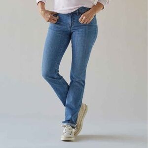 DuluthFlex Daily Denim Slim Leg Mid Rise Light Indigo Wash Jeans Size 6x31